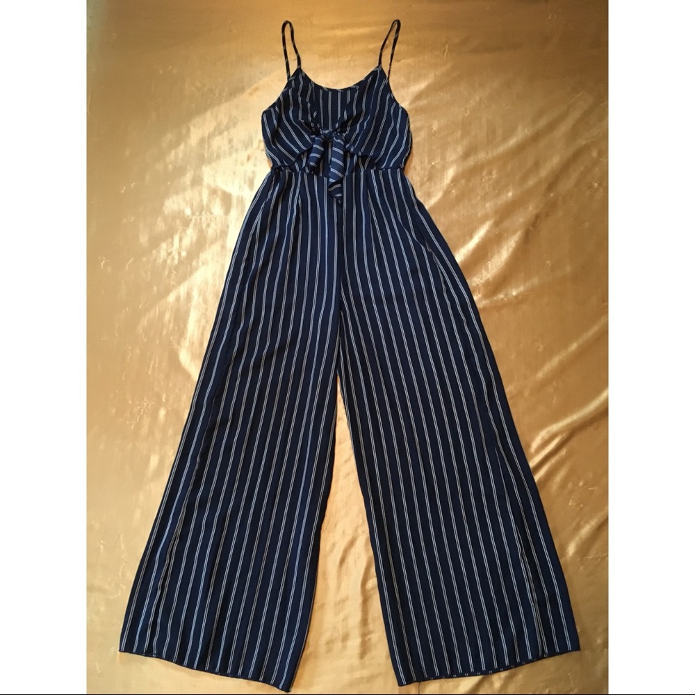 Striped jumpsuit